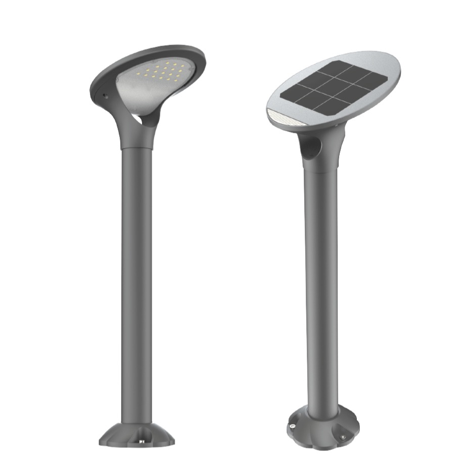 Solar Bollard Light 7W Solar Panel 3.2V 12000mAh LFP Battery CCT 3000-6000K